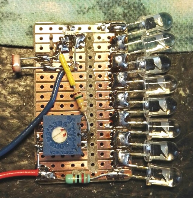 IR Night Light for CCTV homemade Circuit Diagram