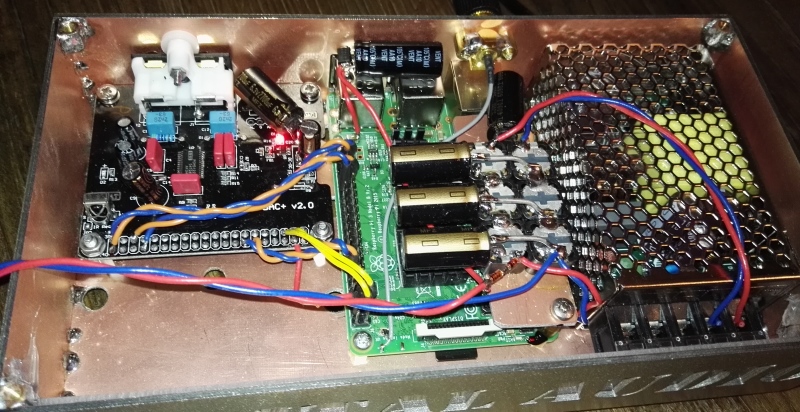 Raspberry PI highend hifi music player streamer